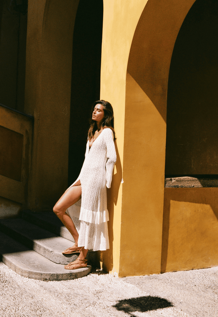 Jessa Pointelle Duster Sweater