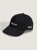 Jockey Adulto Check Side Curved Negro Vans
