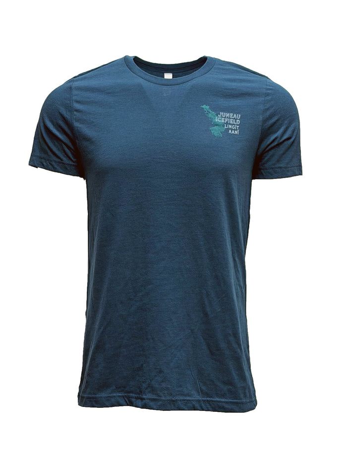 Juneau Icefield Map Tee - Unisex