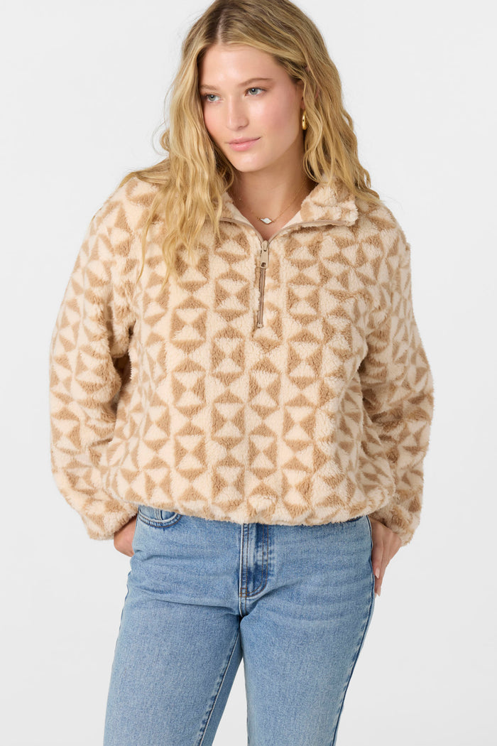 Kacey High Pile Fleece Pullover - Nomad | O'Neill