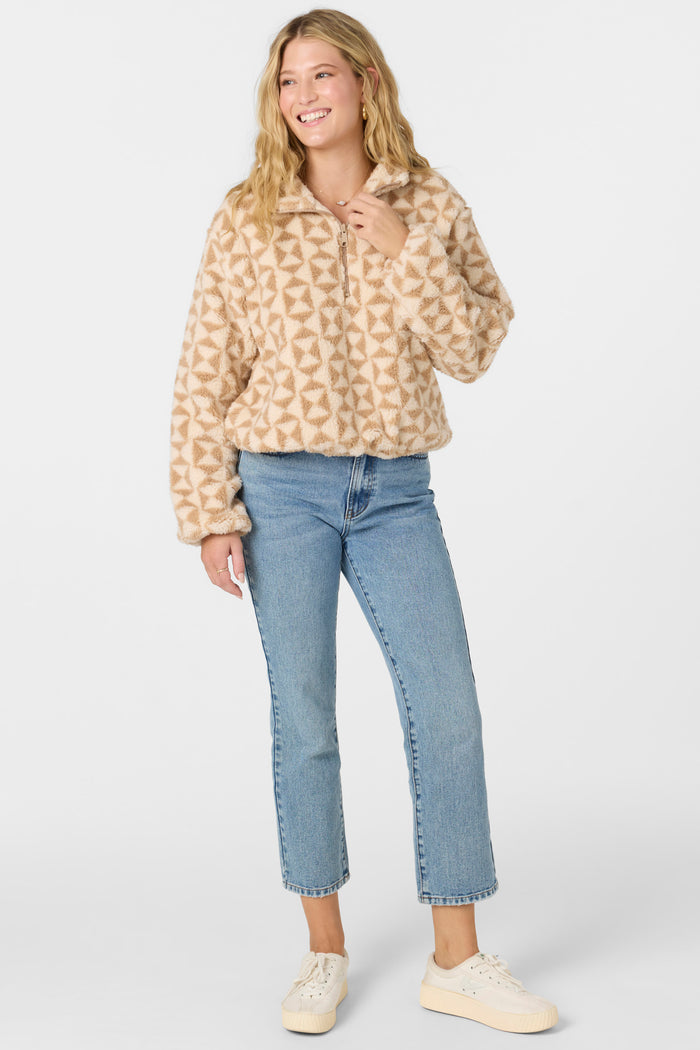 Kacey High Pile Fleece Pullover - Nomad | O'Neill