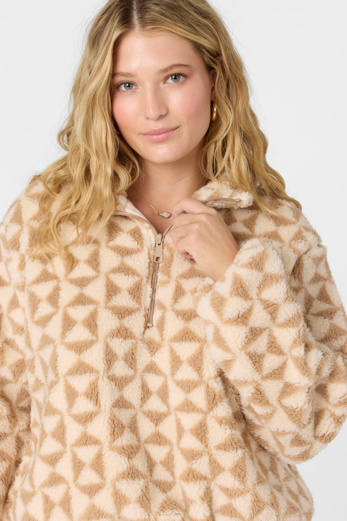 Kacey High Pile Fleece Pullover - Nomad | O'Neill