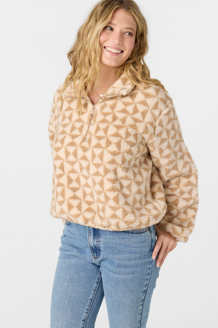 Kacey High Pile Fleece Pullover - Nomad | O'Neill