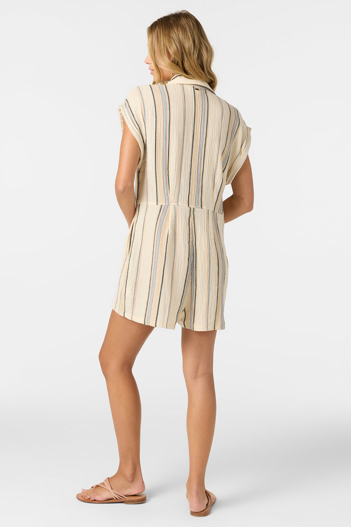 Kamilla Stripe Romper - Tapioca | O'Neill