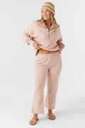 Karma French Terry Cropped Lounge Pants - Rose Dust | O'Neill