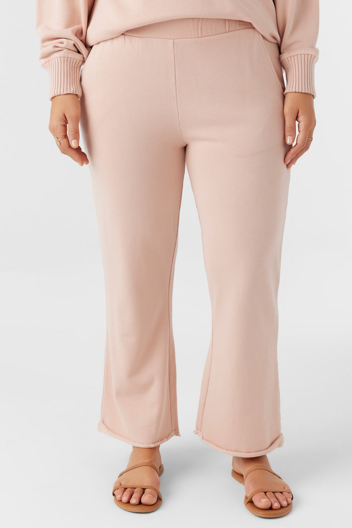 Karma French Terry Cropped Lounge Pants - Rose Dust | O'Neill