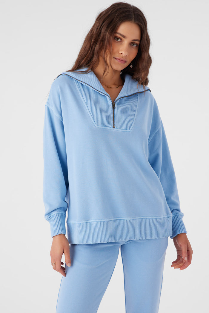 Karma French Terry Half Zip Pullover -  | O'Neill