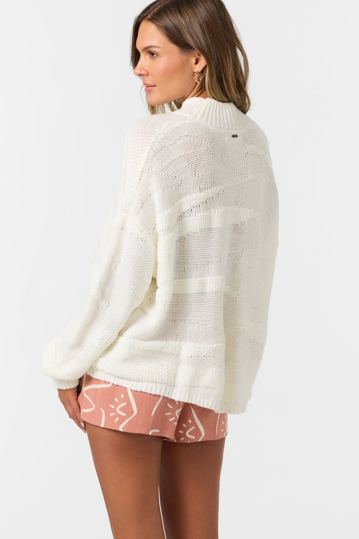Kastalyn Long Sleeve Sweater - Winter White | O'Neill