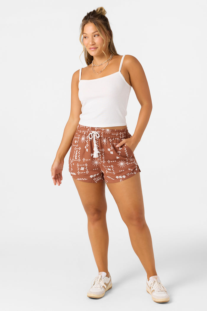 Keagan Abstract Beach Shorts - Rustic Brown | O'Neill