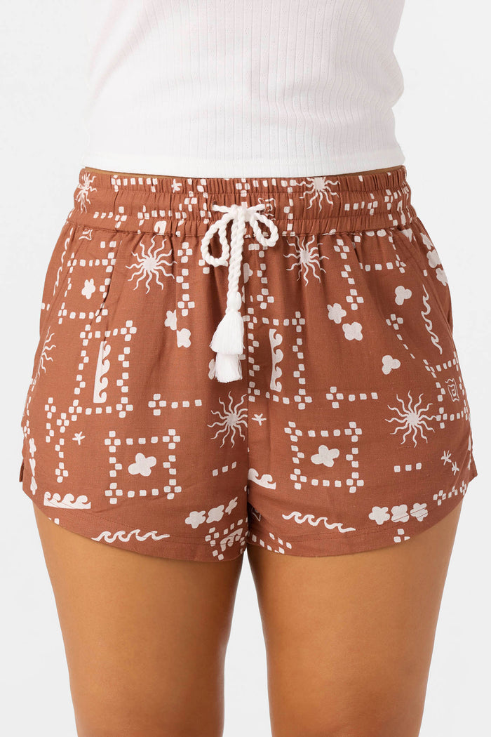 Keagan Abstract Beach Shorts - Rustic Brown | O'Neill