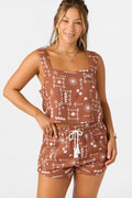 Keely Sleeveless Top - Rustic Brown | O'Neill