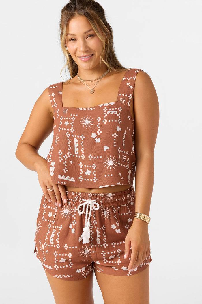 Keely Sleeveless Top - Rustic Brown | O'Neill