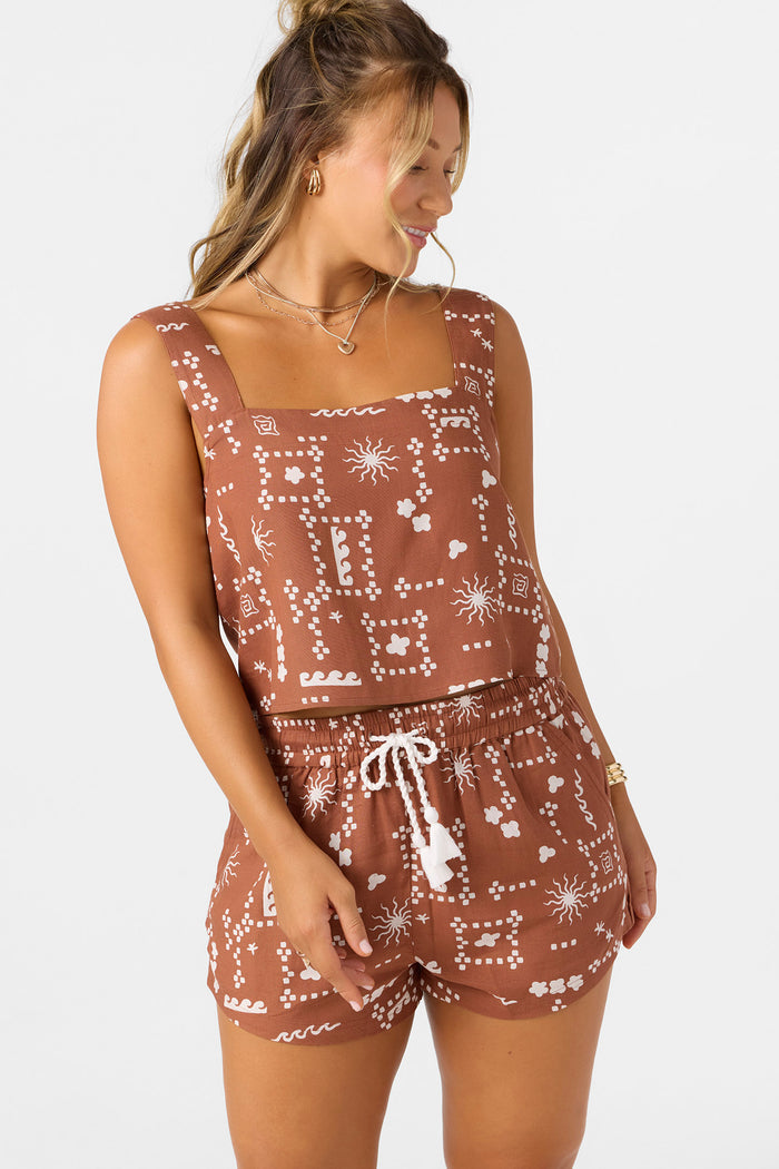 Keely Sleeveless Top - Rustic Brown | O'Neill