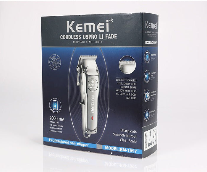 Kemei Rechargeable Electric Hair Clipper for Men - House of Beauty