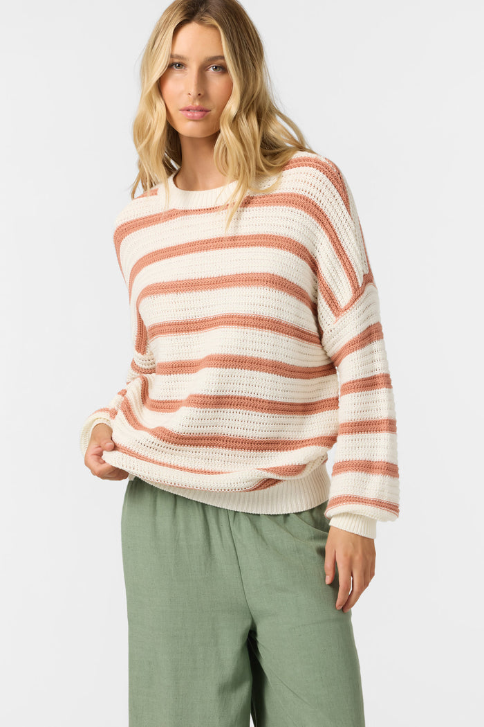 Kirsley Long Sleeve Sweater - Winter White | O'Neill
