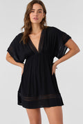 Kleo Woven Cover-Up Dress - Black | O'Neill