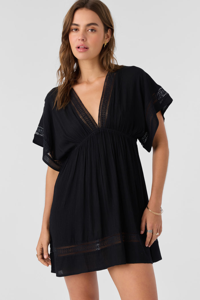 Kleo Woven Cover-Up Dress - Black | O'Neill