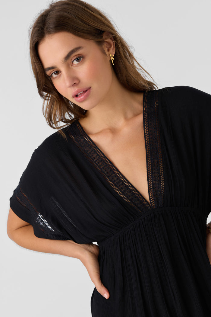 Kleo Woven Cover-Up Dress - Black | O'Neill