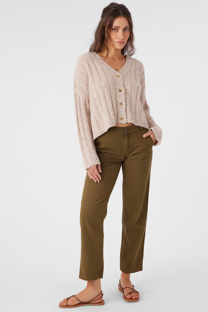 Kree Cotton Twill Utility Pants - Military Olive | O'Neill