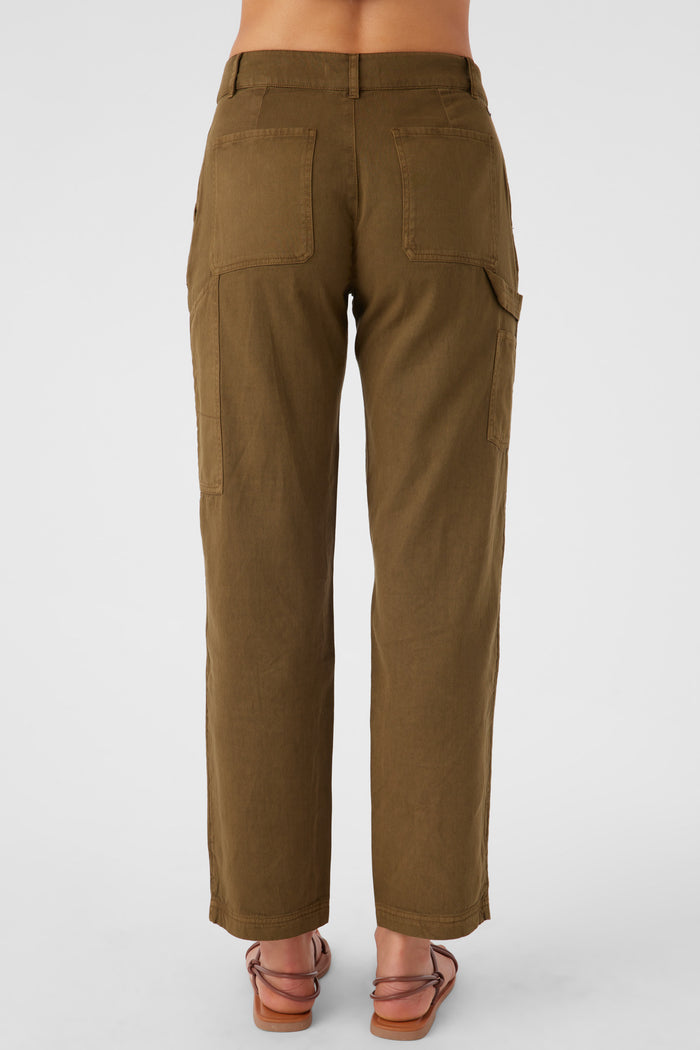 Kree Cotton Twill Utility Pants - Military Olive | O'Neill
