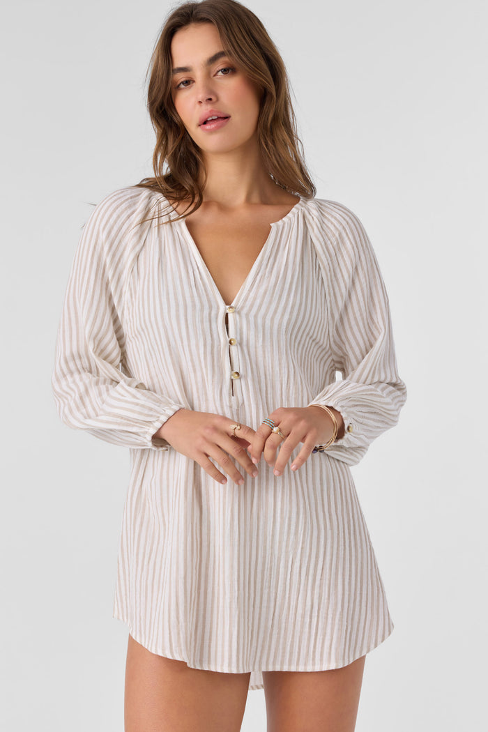 Krysten Tunic Stripe Dress -  | O'Neill