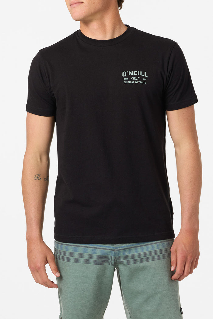 Layered Up Standard Fit Tee - Black | O'Neill