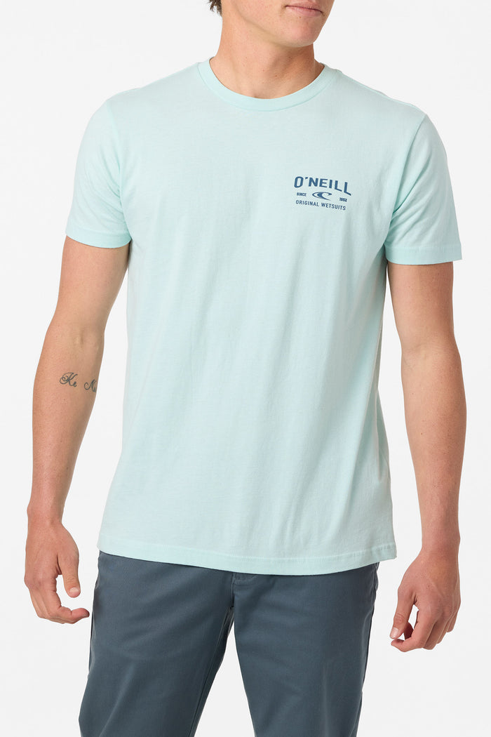 Layered Up Standard Fit Tee - Pastel Turquoise | O'Neill