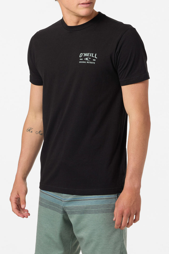 Layered Up Standard Fit Tee - Black | O'Neill