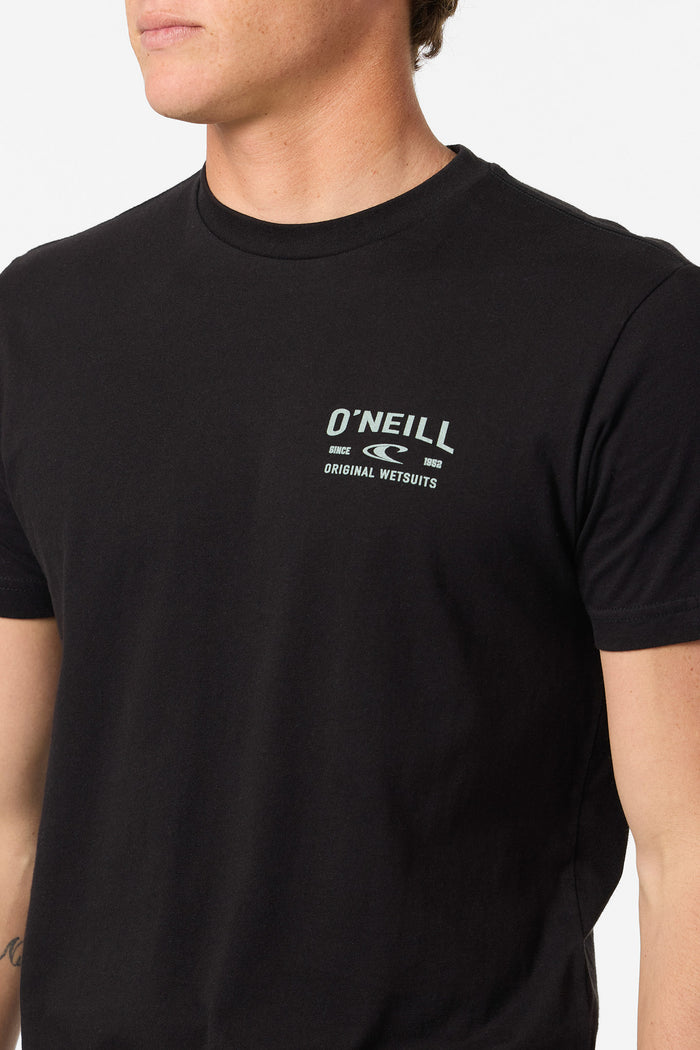 Layered Up Standard Fit Tee - Black | O'Neill