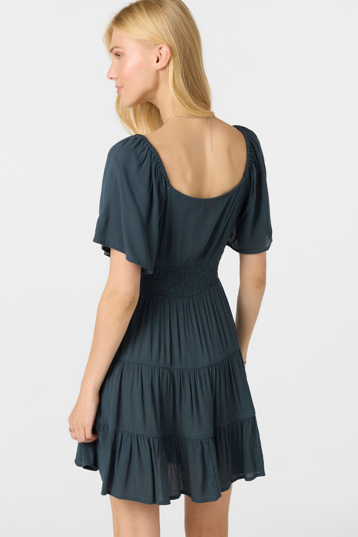 Layken Solid Mini Dress - Slate | O'Neill