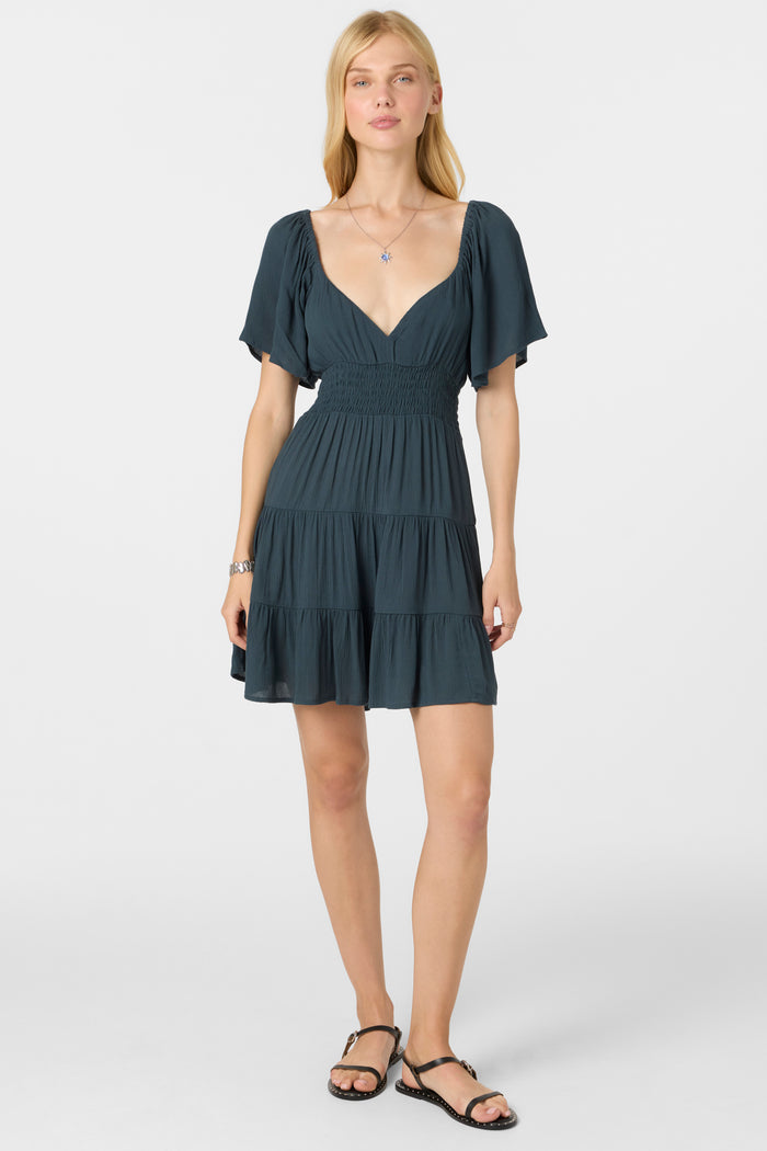 Layken Solid Mini Dress - Slate | O'Neill