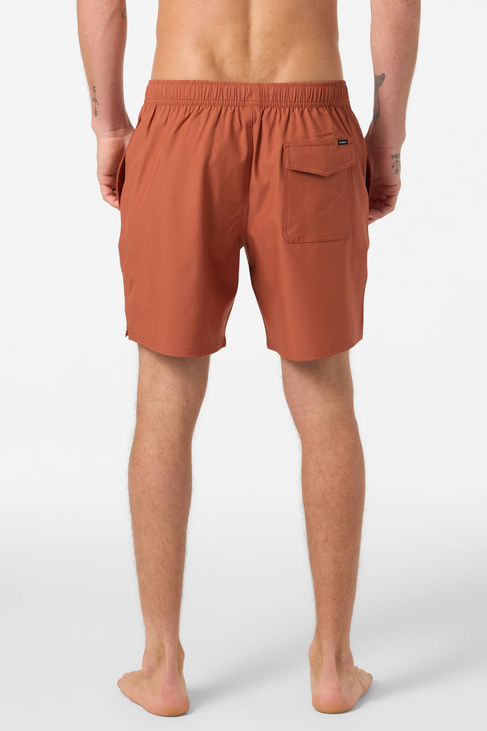 Lennox Hermosa Solid Volley 17" Swim Trunks - Chutney | O'Neill