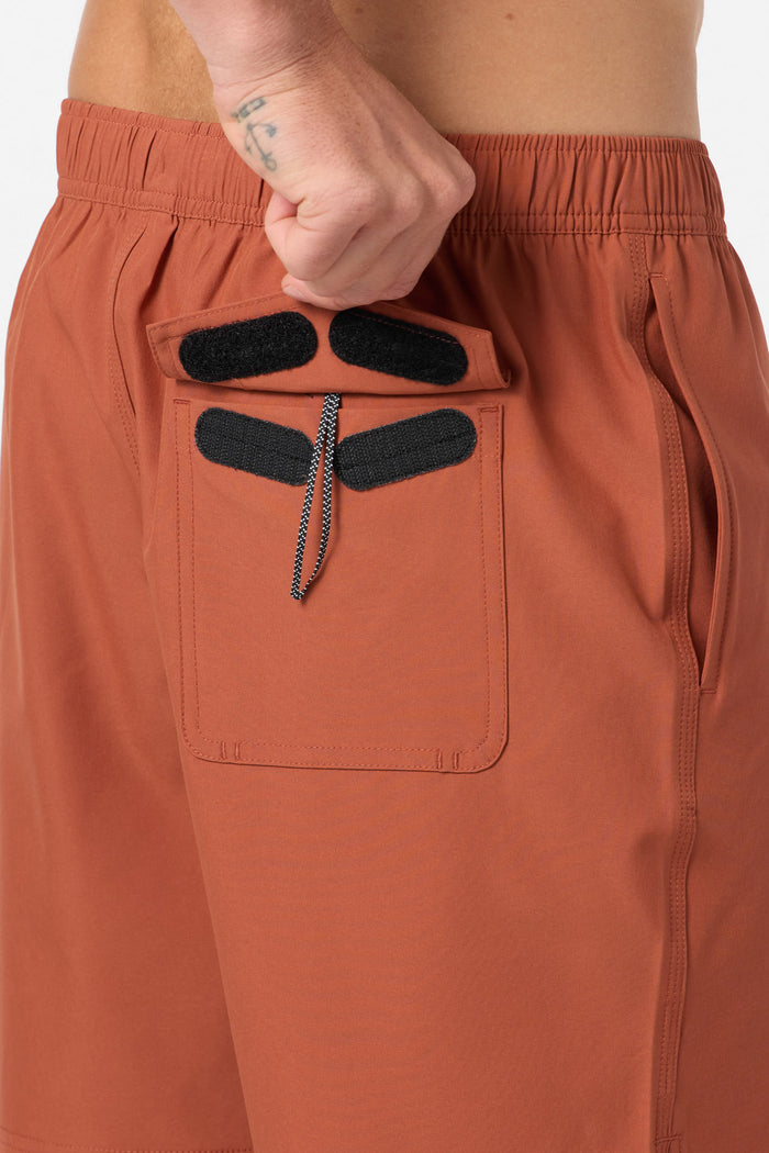 Lennox Hermosa Solid Volley 17" Swim Trunks - Chutney | O'Neill