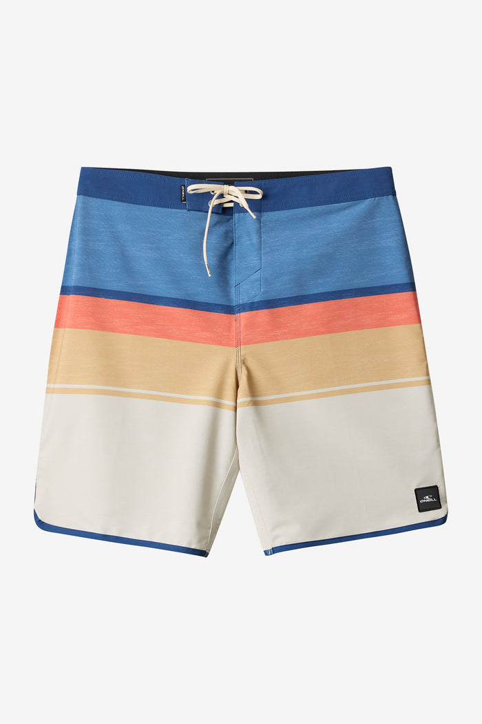 Lennox Scallop 19" Boardshorts - Lt Khaki | O'Neill
