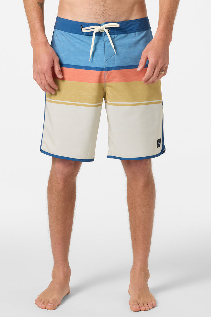 Lennox Scallop 19" Boardshorts - Lt Khaki | O'Neill