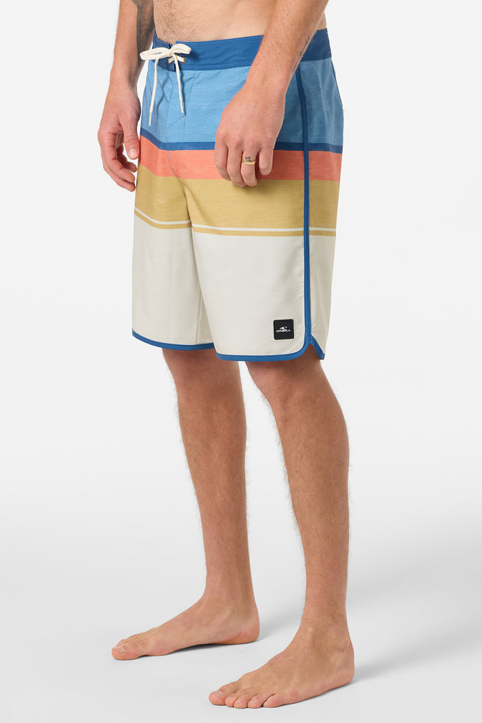 Lennox Scallop 19" Boardshorts - Lt Khaki | O'Neill