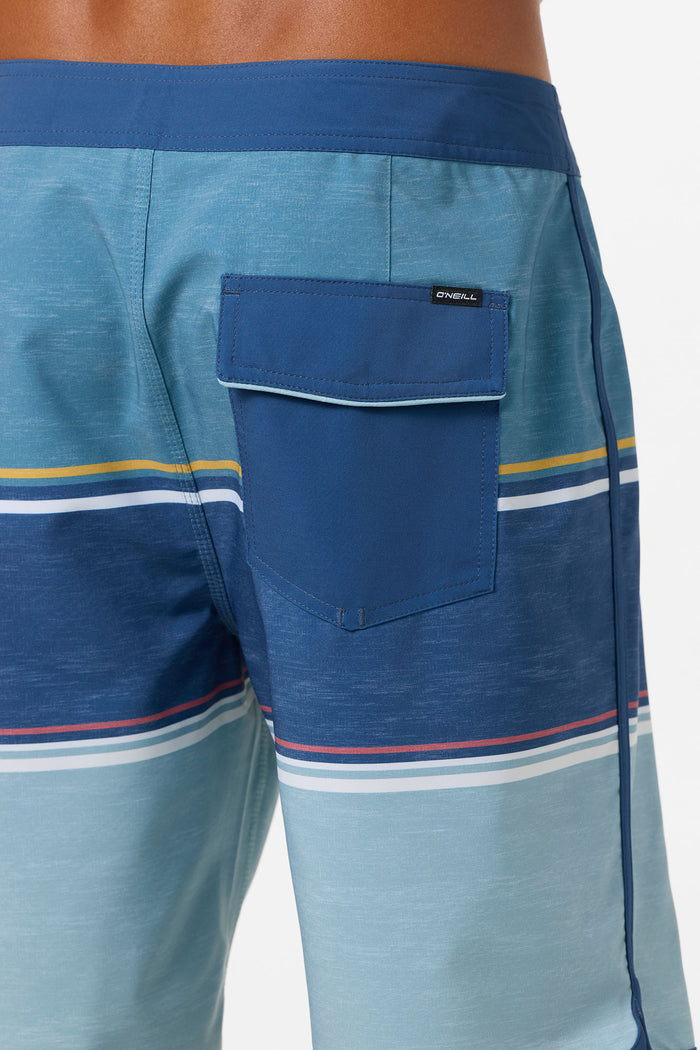 Lennox Scallop 19" Boardshorts - Aegean Blue | O'Neill