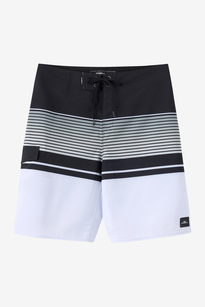 Lennox Stripe 21" Boardshorts - White | O'Neill