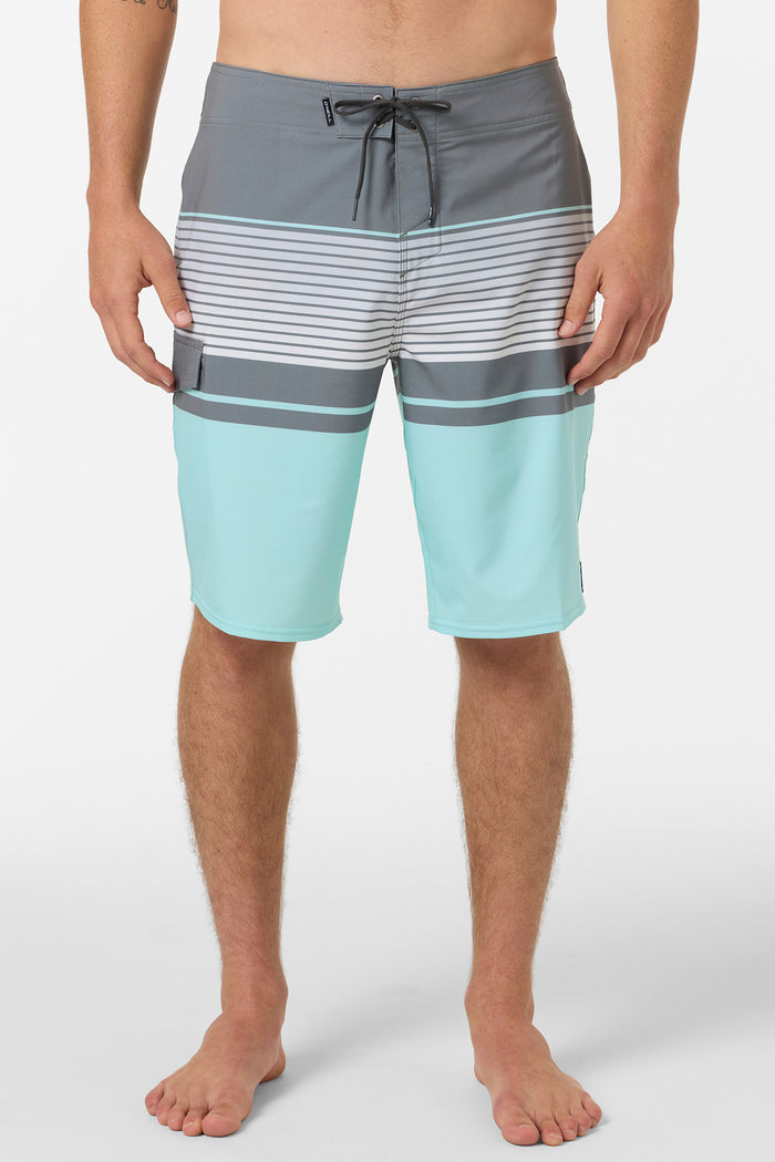 Lennox Stripe 21" Boardshorts - Gargoyle | O'Neill