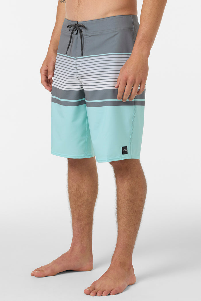 Lennox Stripe 21" Boardshorts - Gargoyle | O'Neill