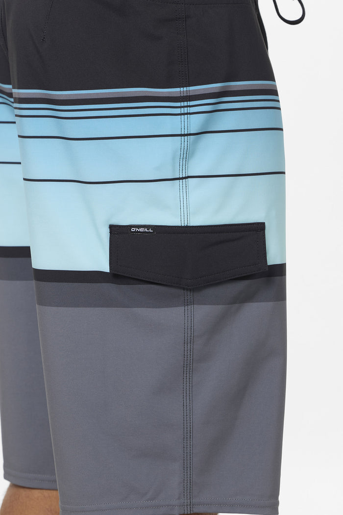 Lennox Stripe 21" Boardshorts - Black 2 | O'Neill