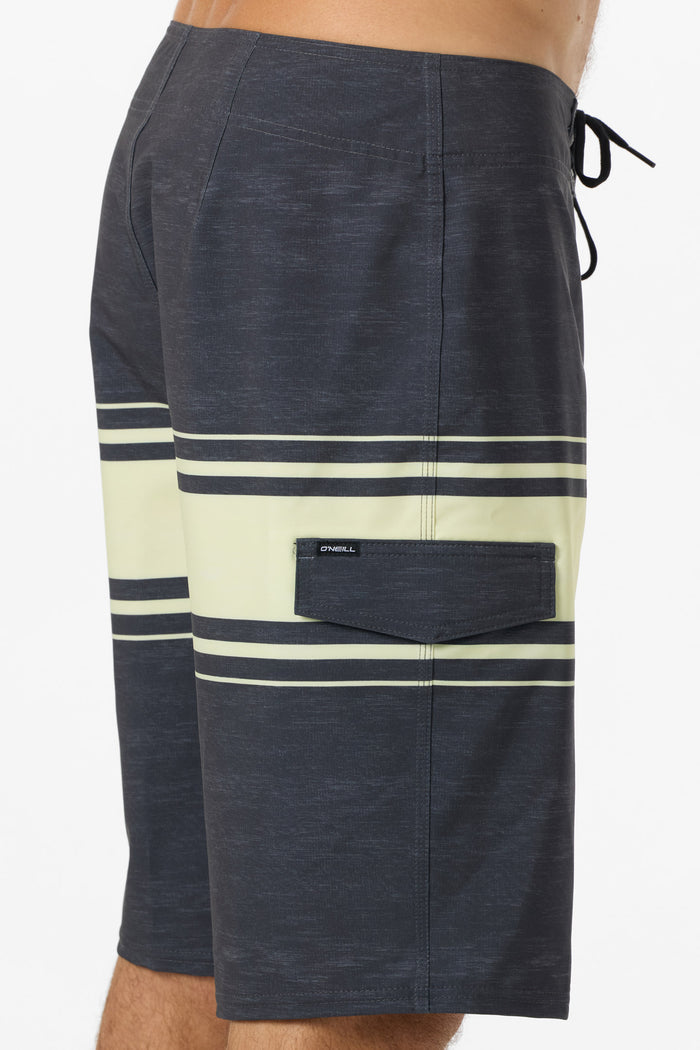 Lennox Stripe 21" Boardshorts - Phantom | O'Neill