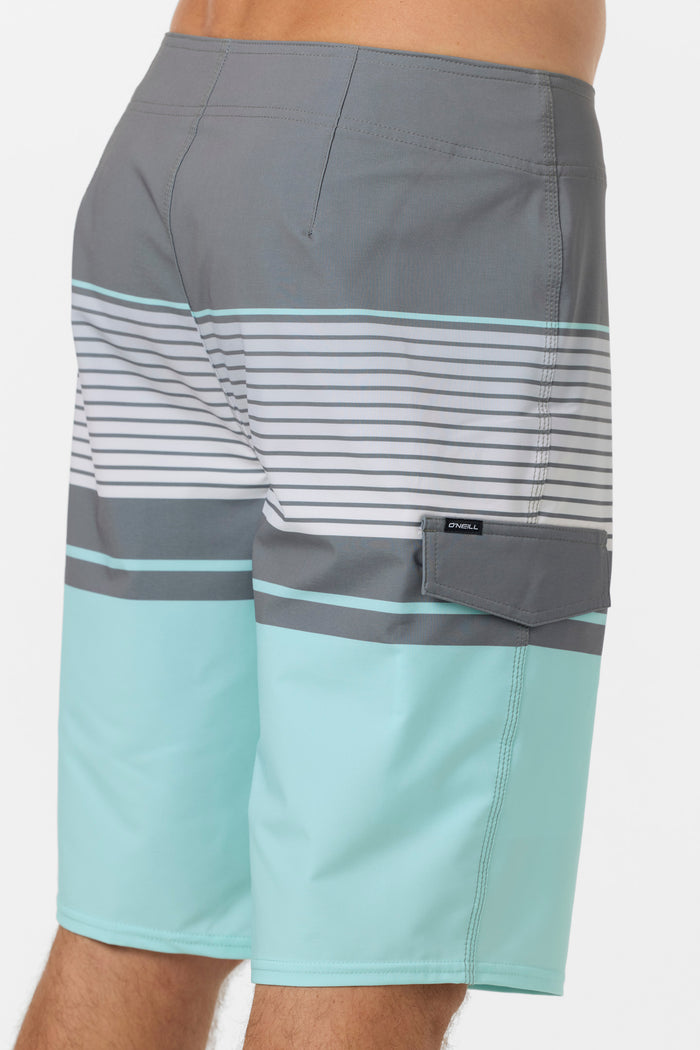 Lennox Stripe 21" Boardshorts - Gargoyle | O'Neill