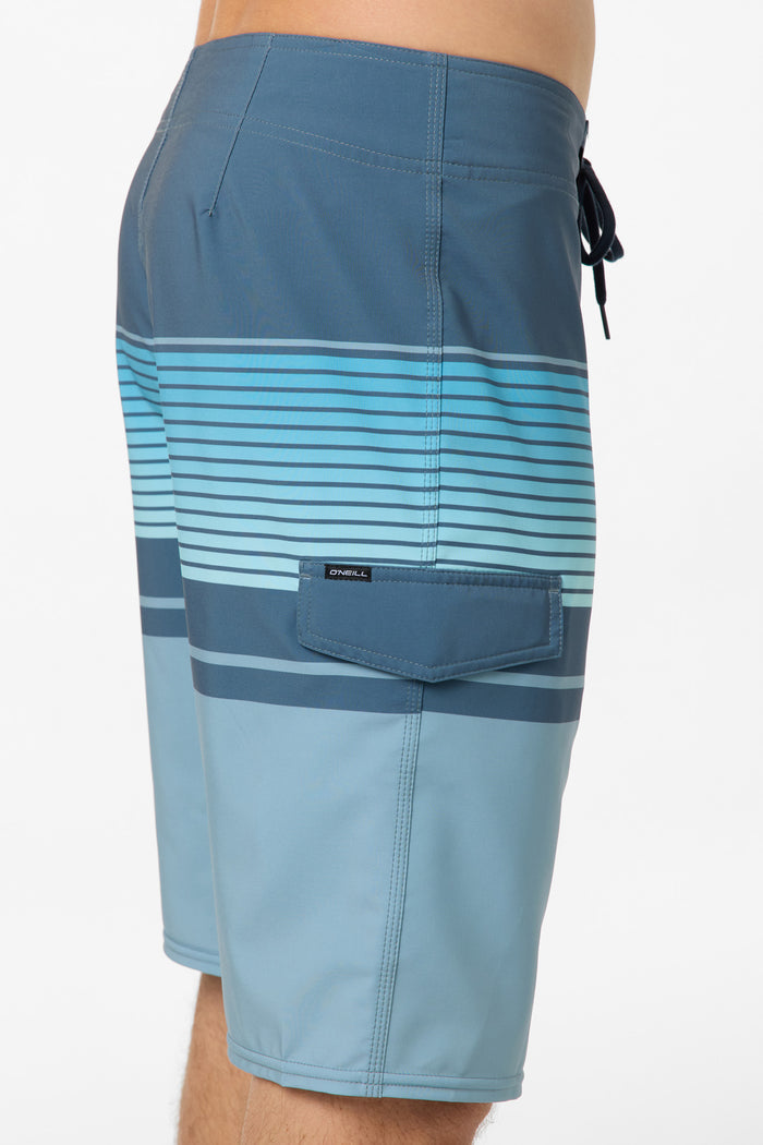 Lennox Stripe 21" Boardshorts - Lead | O'Neill