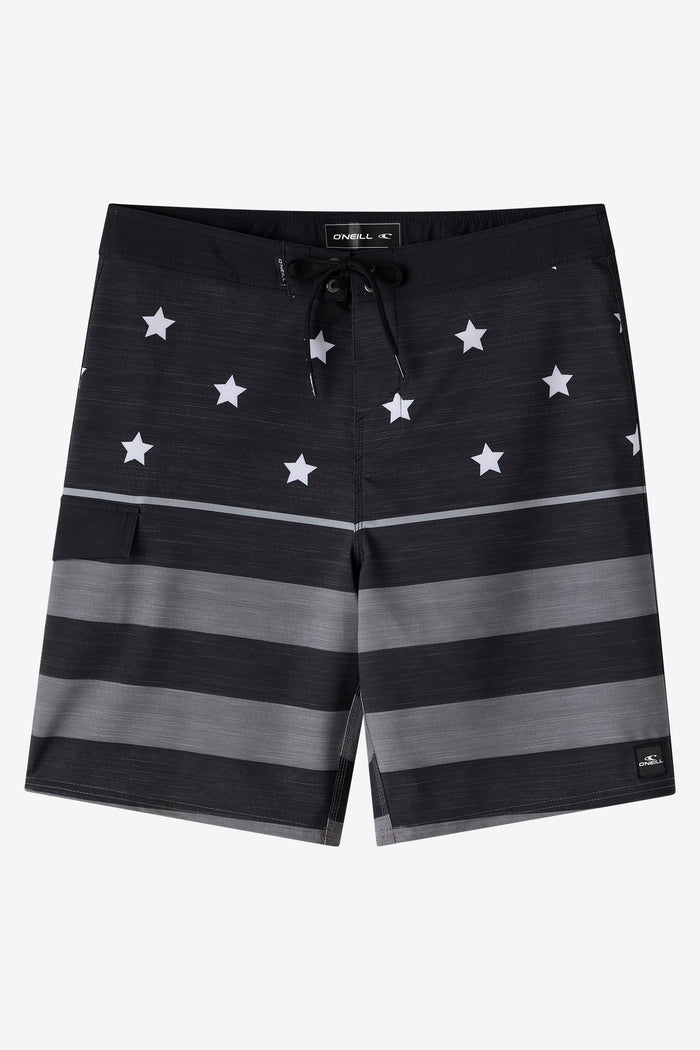 Lennox USA 20" Boardshorts - Black | O'Neill
