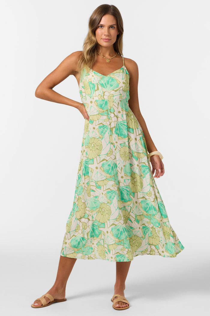 Leona Midi Dress - Peacock Green | O'Neill