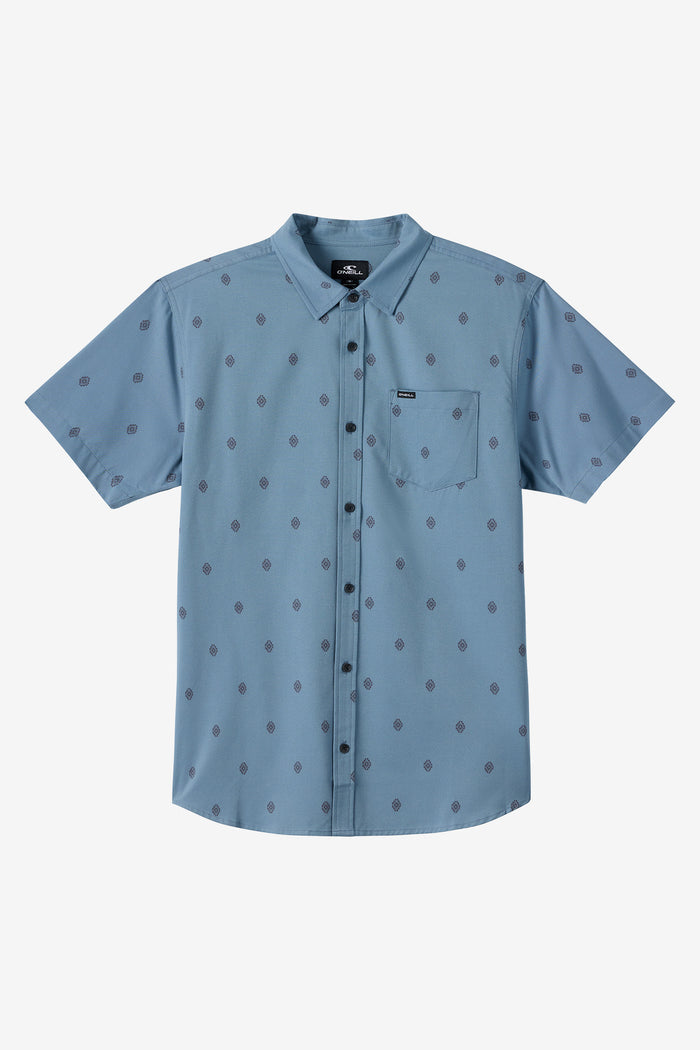 Light Check Geo Standard Fit Shirt - Captain'S Blue | O'Neill