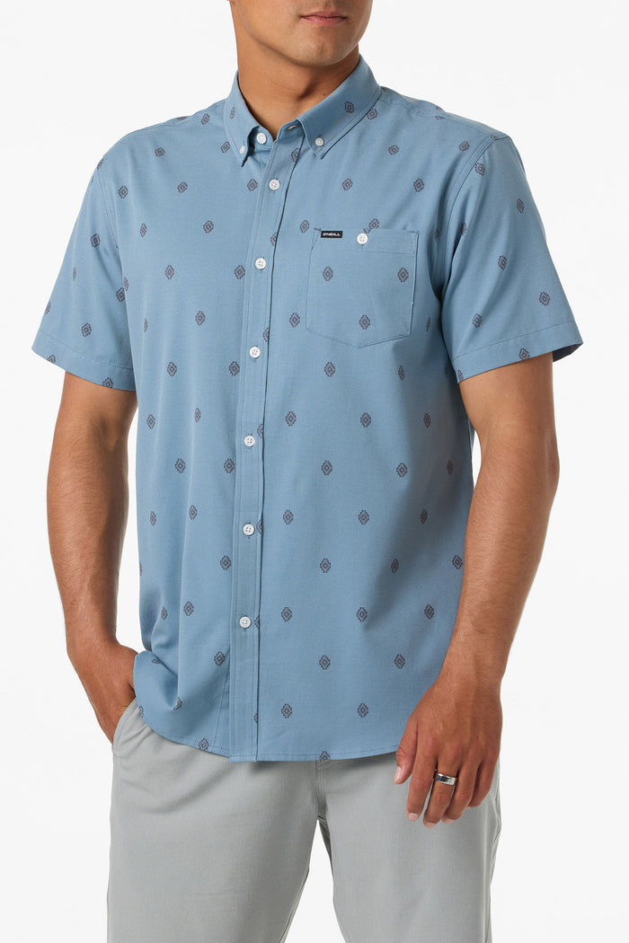 Light Check Geo Standard Fit Shirt - Captain'S Blue | O'Neill