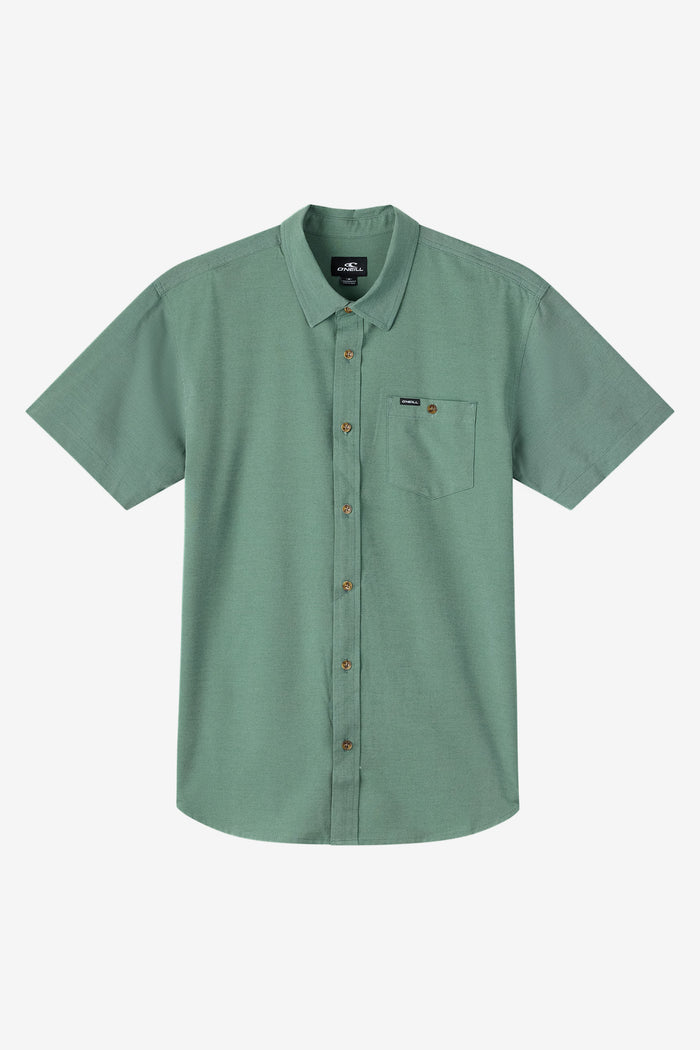 Light Check Hybrid Standard Fit Shirt - Cilantro | O'Neill