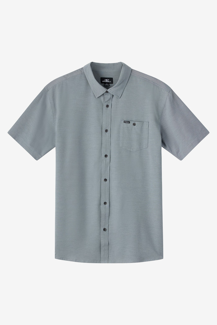 Light Check Hybrid Standard Fit Shirt - Dark Slate | O'Neill